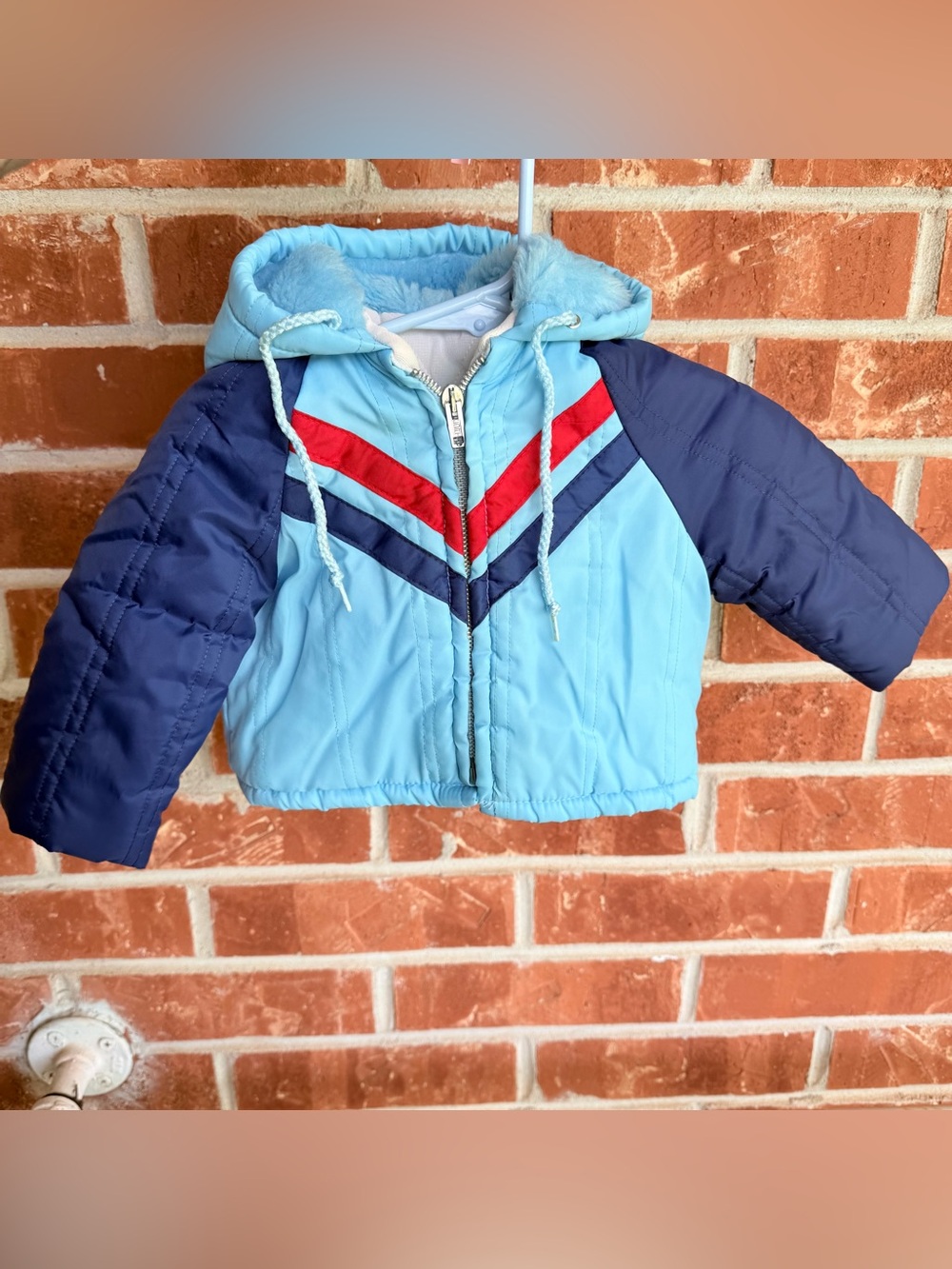 Vintage Baby blue puffer jacket Size: 12 months